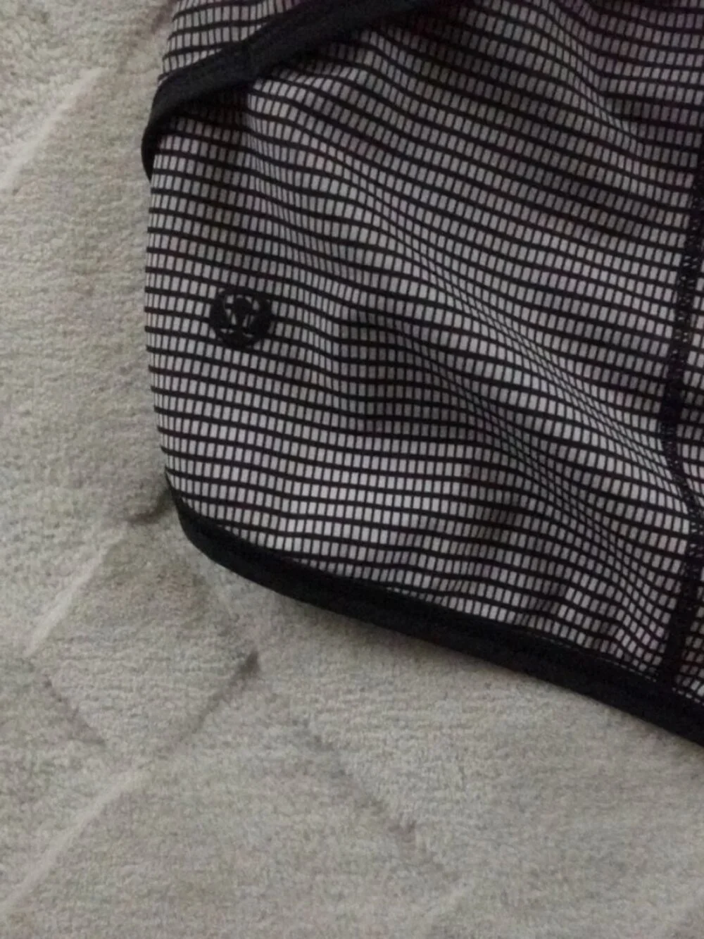 LULULEMON SPEED SHORT Womens 6 *H20 DOUBLE GRADIENT WHITE DEEP COAL BLACK